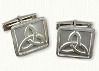 Triangle Knot cuff link