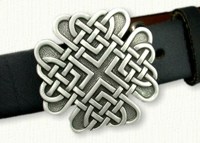 Celtic Eight Heart Knot Belt Buckle