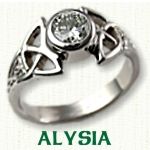 Celtic Alysia Engagement Ring