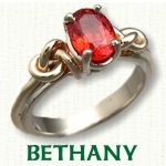Celtic Bethany engagement Ring
