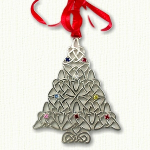 Birthstone Cristmas Tree Ornament