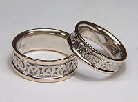 14KT two tone Custom Celtic Knot 