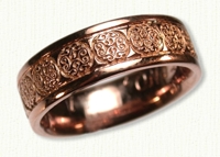 14Kt Rose Gold Brentford Knot Band 