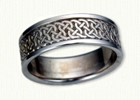 Castlebar Knot wedding rings