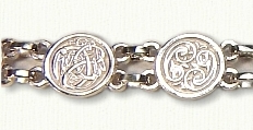 Sterling Celtic Animals Bracelet