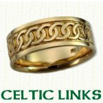 Celtic Link Knot Wedding Rings