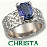 Christa Engagement Ring - celtic
