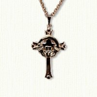 Fancy Claddagh Cross