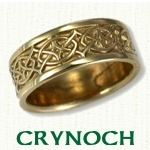 Custom designed Celtic Knot Wedding Rings