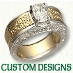 Custom Celtic Engagement Rings