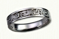 14KW Winged Dragon Wedding Ring