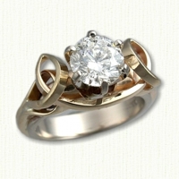 Julie Anne Engagement Ring with 1.28ct RBC Diamond