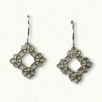 Lacey Circle Loop Earrings