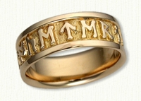 14kt yellow gold 'Eternalove' Bands