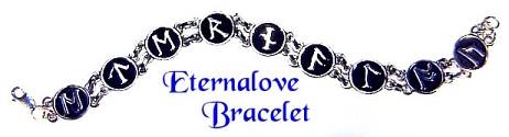 Eternalove Bracelet with Moon Rune Lettering