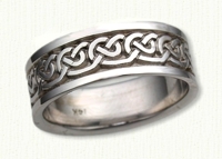 14KW Celtic Galway Knot Wedding Band