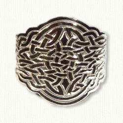 Intricate Celtic Knot Cuff Bracelet