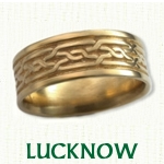 Lucknow Knot Celtic Wedding Bands