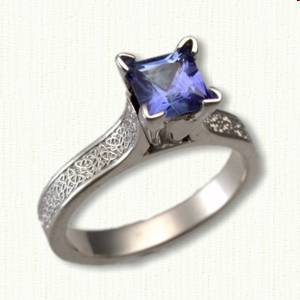 Celtic engagement rings sapphire