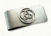 Sterling Silver Circle of Life Money Clip