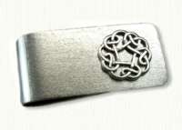 Sterling Silver Galway Knot Money Clip