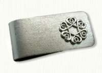 Threaded Heart Knot Money Clip