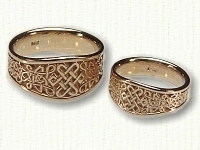 Tapered Celtic 6 Point Knot Ring