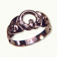 Small Open Round Claddagh