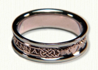 Personalized Claddagh Wedding Band