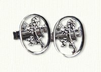 Rampant Lion Cuff Links