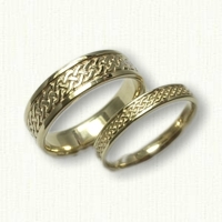 Celtic Simple Braid Wedding Band