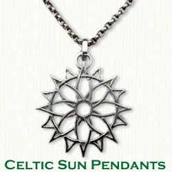 Celtic Sun Pendants