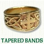 Thistle Knot Celtic Wedding Bands