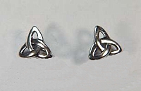 Triangle Knot Post Earrings