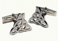 Triangle Knot  & Circle cuff links