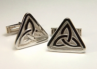 Triangle Knot Cuff Links