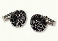 Celtic Swirls Cuff links