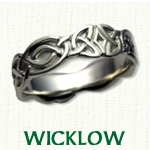 Wicklow Knot Celtic Wedding Bands